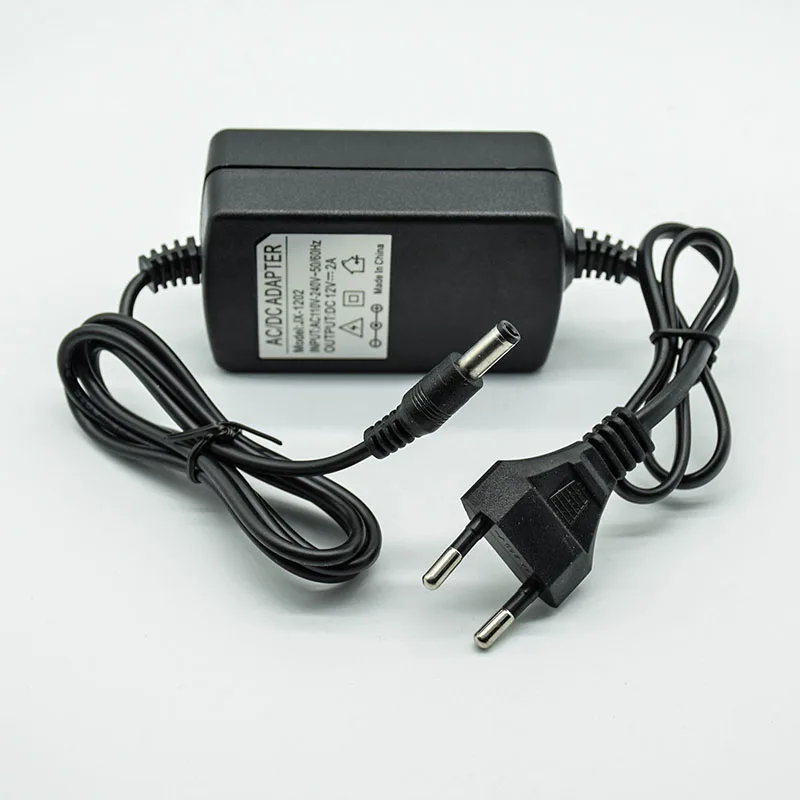 110-240 В AC адаптер конвертер DC 12 В 2A/2000 мА блок питания зарядное устройство ЕС вилка 5,5 мм* 2,5 мм(2,1 мм) две линии
