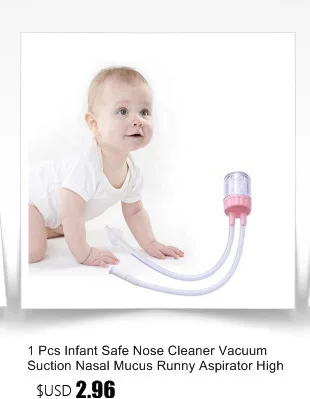 1 Pcs Infant Safe Nose Cleaner Vacuum Suction Nasal Mucus Runny Aspirator High Quality Hot Baby Kids Healthy Care Convenient