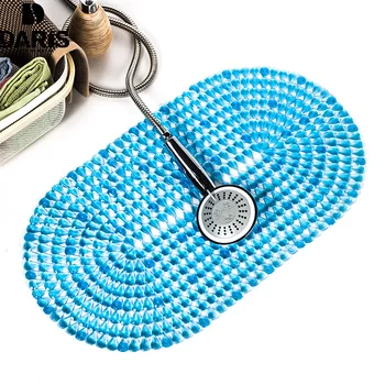 

SDARISB 35X68CM Tub Bathroom Mats Non-slip PVC Tub Diamond Owl Bath Mat Design Beautiful Solid Safety Transparent mat