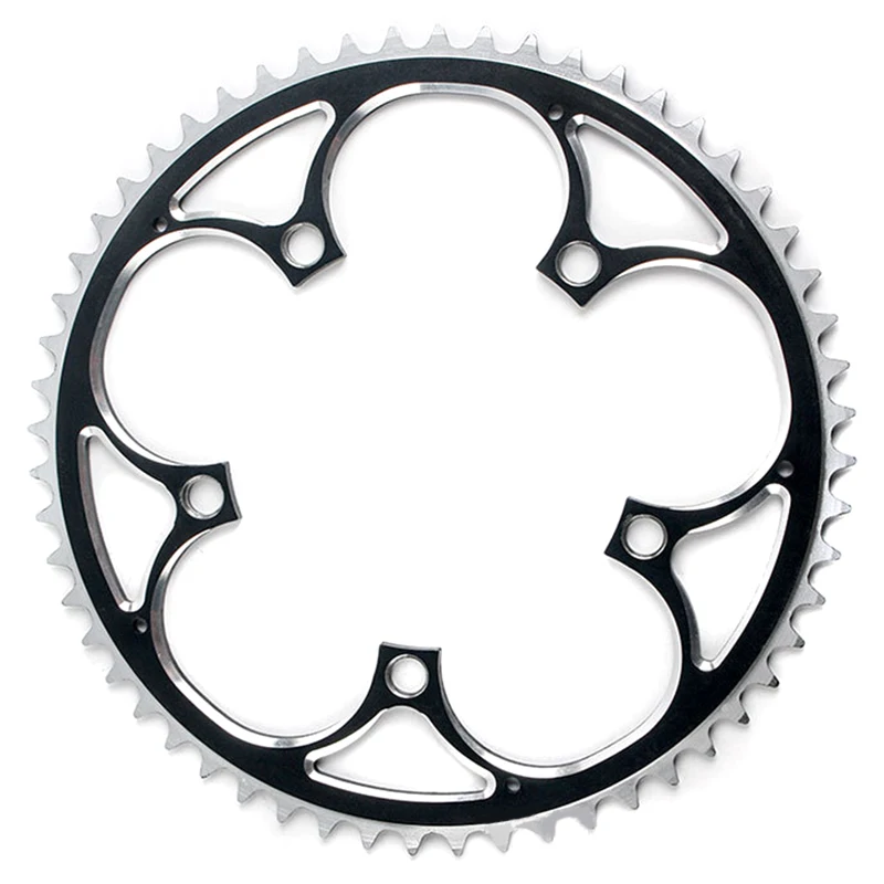 Discount Bicycle Sprocket Wheel Bicycle Gear Plate 56T Large Toothed Disc Single-Piece Integrated Sprocket Wheel Bicycle Racing Sprocke 2