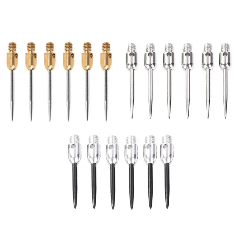 

6pcs Professional Replaceable 2BA Thread Dart Steel Tip Non-Drop Club Game