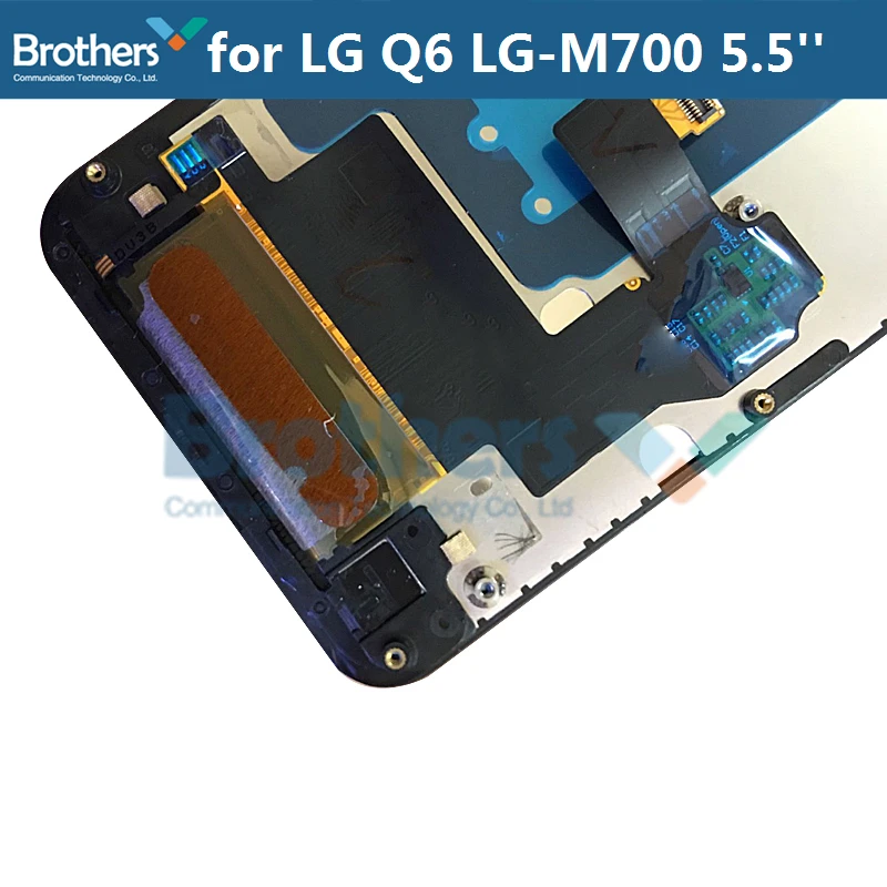 LCD Screen for LG Q6 LG-M700 LCD Display for LG Q6 LG-M700 M700 M700A LCD Assembly Touch Screen Digitizer 5.5'' Black Tested Top (2)