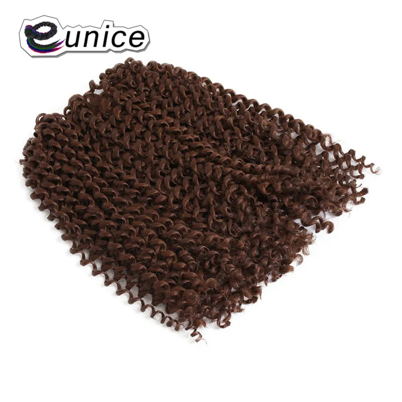 3 Bundleslot Fashion synthetic braiding hair 10inch Freetress Jerry Curl Crochet Braid  (47)