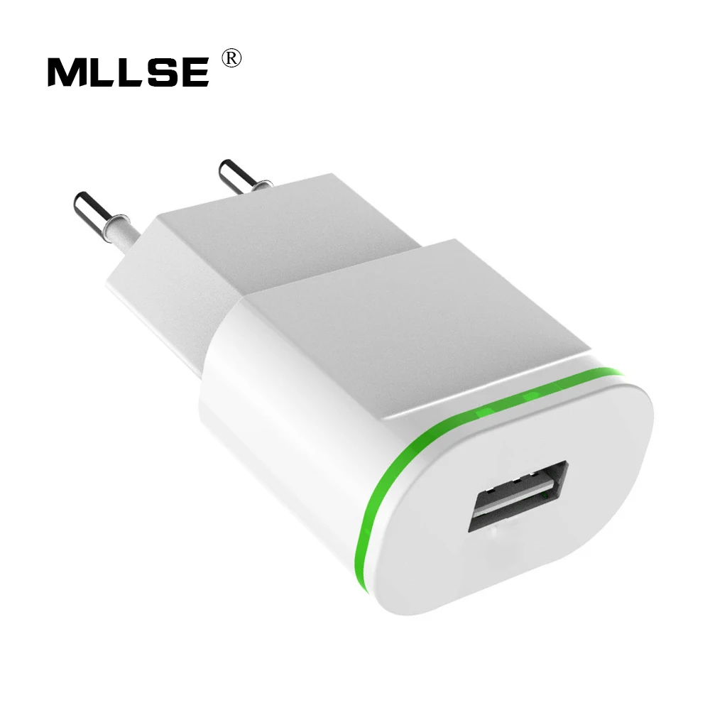 

MLLSE USB Charger Quick Charge 3.0 Fast Charging with LED Light for Samsung iPhone iPad Xiaomi Travel Mobile Phone Adapter