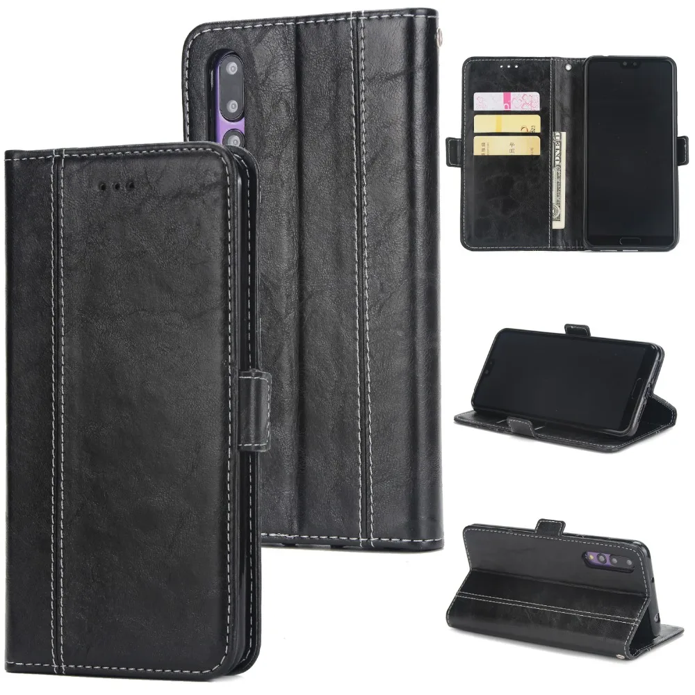 

Leather Flip Cover Case For Huawei P20 Pro P10 P9 Plus P8 P20 Lite Shockproof Wallet Cover Case For Huawei Honor 10 9 8 6X Case