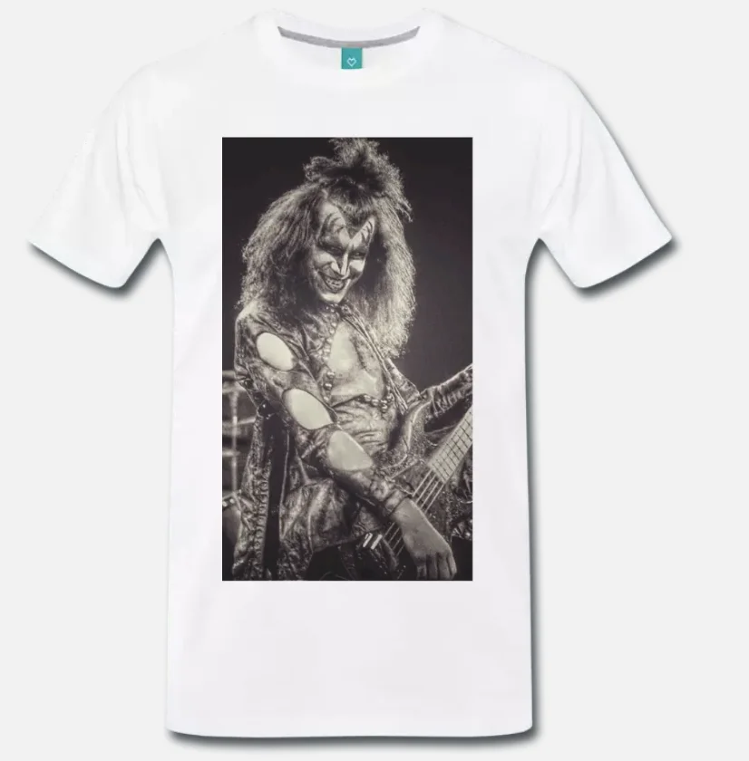 

T-SHIRT MEME OMAGGIO KISS GLAM ROCK GENE SIMMONS - 3