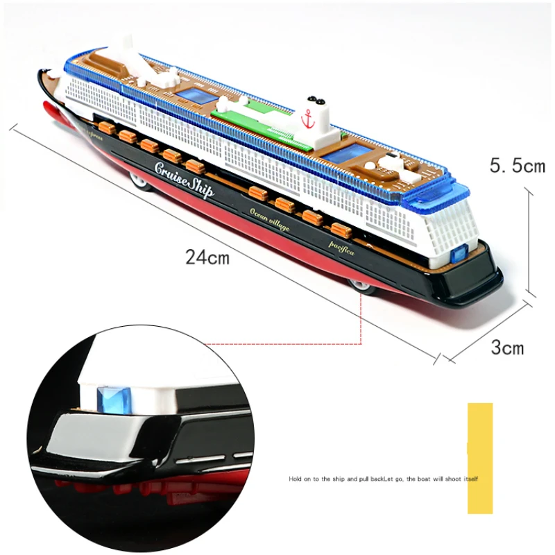 Музыкальная модель круизного корабля Электрический мигающий звуковой круиз образовательный музыкальный светильник океанский лайнер детская лодка Jsuny игрушка подарок