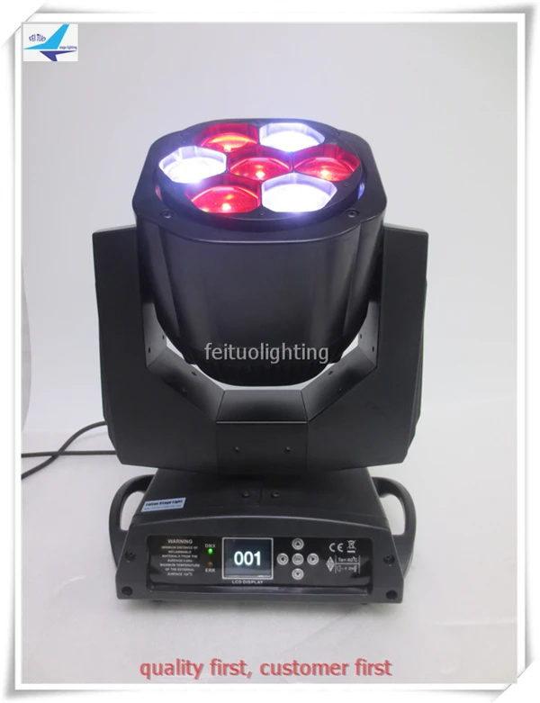 10 шт. 7x15 Вт 4в1 rgbw Led moving head zoom wash + beam mini lighting|zoom wash|beam lightled |