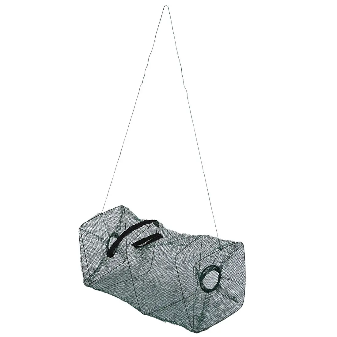 

2 Pcs 19.7" Height Nylon Shrimp Crawfish Mesh Net Army Green