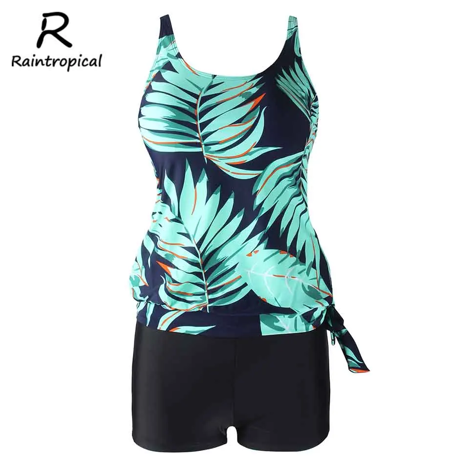 Raintropical Sexy Women Swimsuit Plus Size Swimwear Tankini Strappy Swimwear Push Up Print Bottom Bathing Suits Bottom Swim Wear Raintropical Sexy Women Swimsuit Plus Size Swimwear Tankini Strappy Swimwear Push Up Print Bottom Bathing Suits Bottom Swim Wear