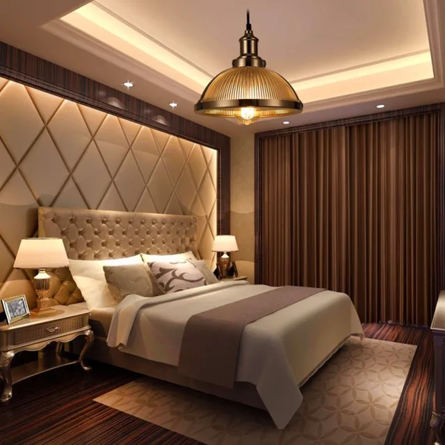 European Vintage Plated Clear Gl Lampshade Pendant European Vintage Plated Clear Gl Lampshade Pendant Lamps E27 Hanging Lights Bedroom Light
