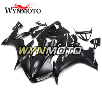 

ABS Plastic Injection Pure Black Matte Complete Motorcycle Fairings For Yamaha YZF R1 2004 2005 2006 Fairing Kit Body Frames