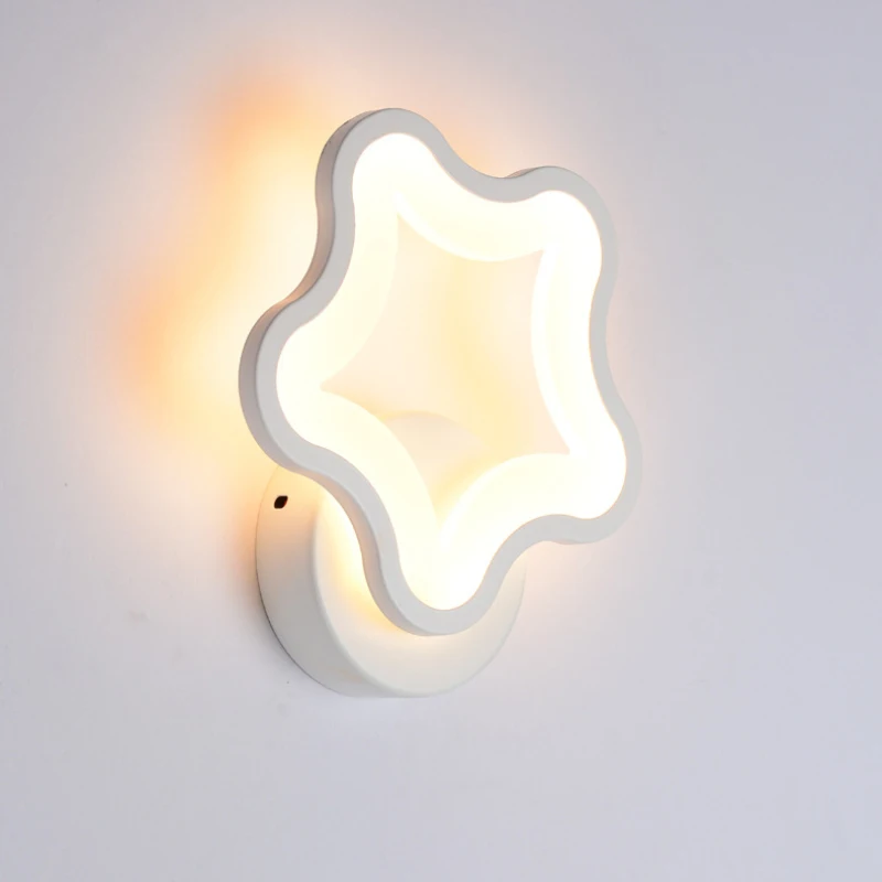 the range wall lights 7 Shape Wall Light Lamp Light Living Room Corridor Bedside Wall Lamps Night Lights living room decoration led wall lamp 220V swing arm wall lamp