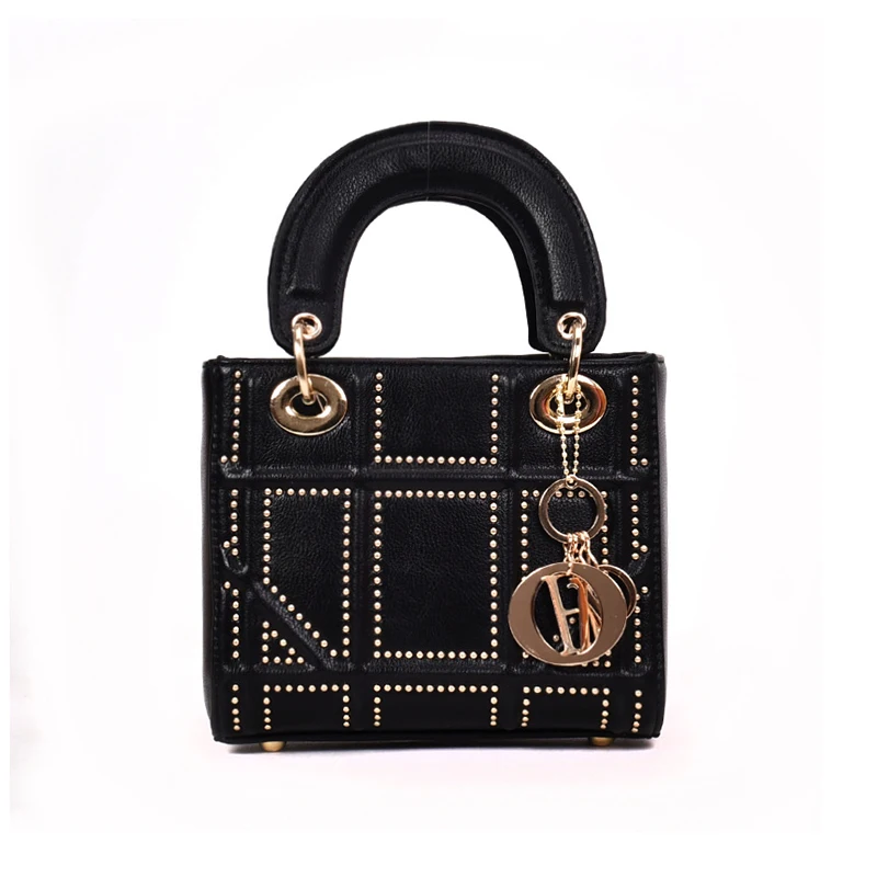 

Luxury Handbags Women Bags Designer Shoulder Crossbody Bags for Women Rivet Letter Sequined Fashion Flap Ladies Hand Bags 2019