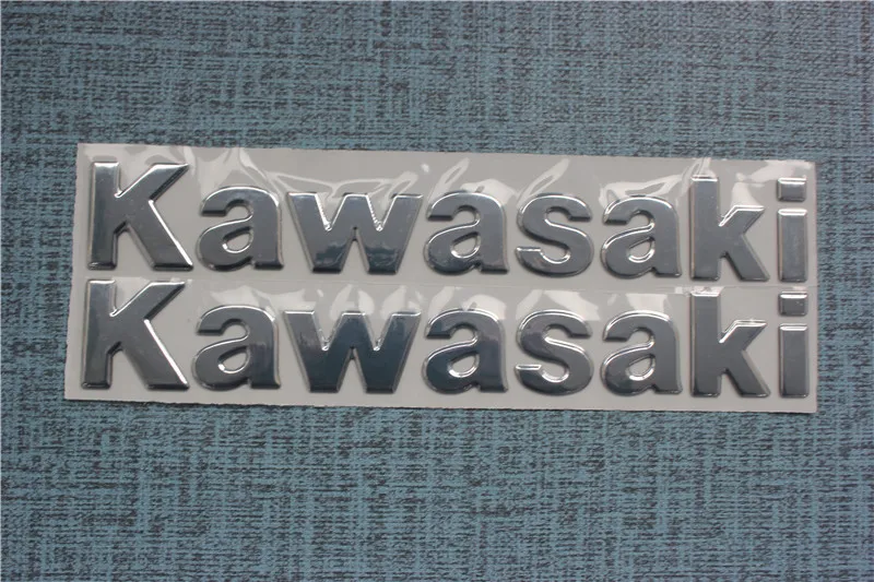 

Motorcycle 3d Sticker Motor Bike Car For Kawasaki Logo Silver Gold Sticker