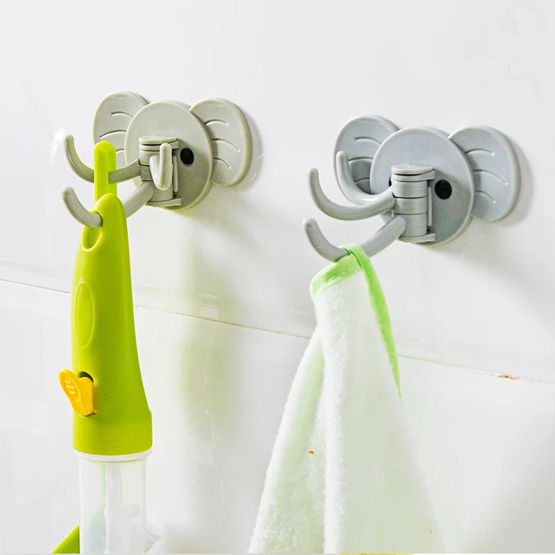 

MeyJig 1PC Key Hooks Towel Tools Holder Hat Bag Clothes Storage Rack Bathroom Office Kitchen Organizer Hanger On The Wall