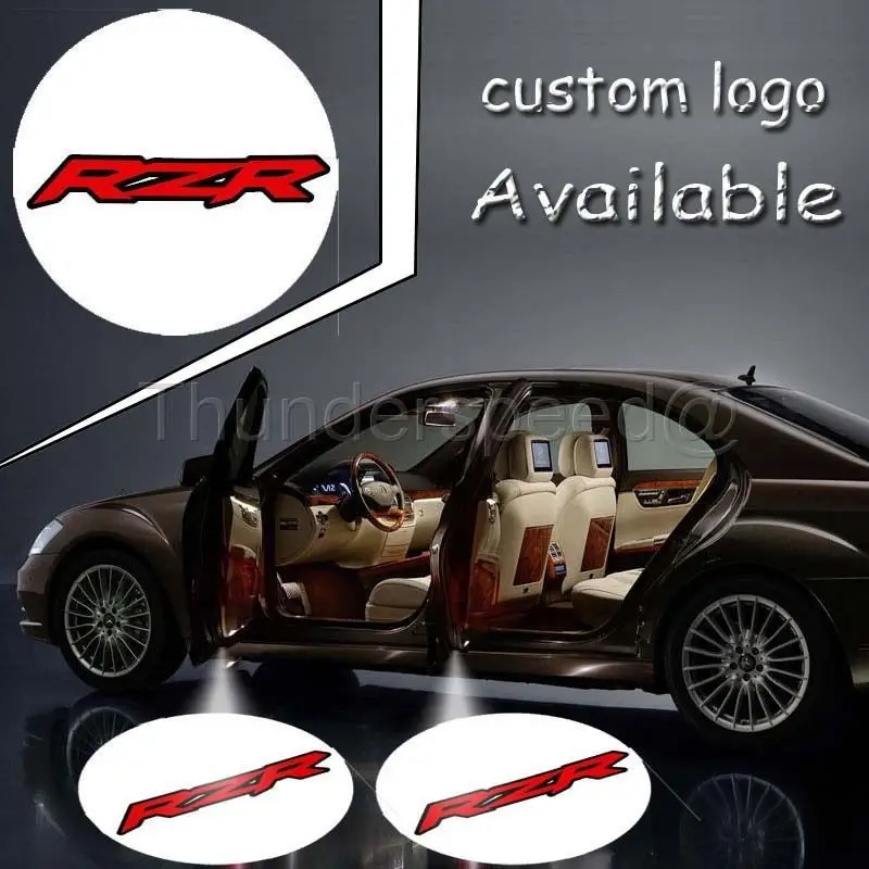 

4pcs Led Car Door Step Projector Logo Ghost Shadow Light for Polaris RZR #4095*4