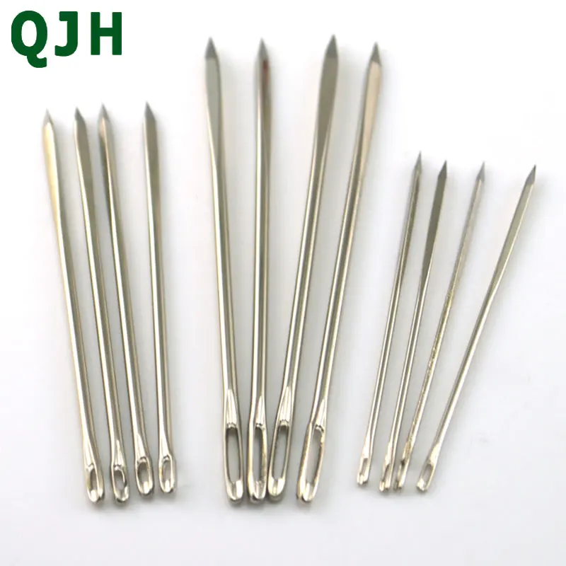 TLKKUE 25Pcs C-shaped Large Eye Curved Needle Stainless Steel Professional  Leather Craft Repair Sewing Needles DIY Working Tool - AliExpress