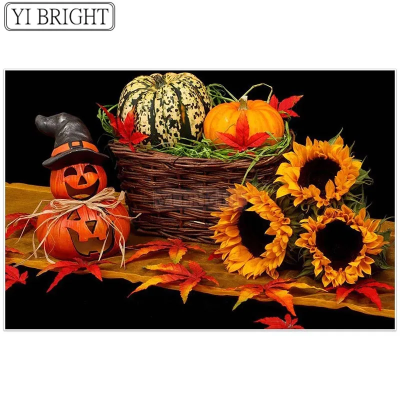 5D DIY Diamond Painting Halloween Pictures Of Rhinestones Full Round