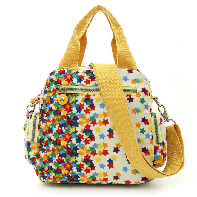 الترفيه حقيبة ساعي حقيبة كتف النايلون أعلى مقبض حقيبة يد المرأة Crossbody أكياس حمل Mochilas موهير 2019