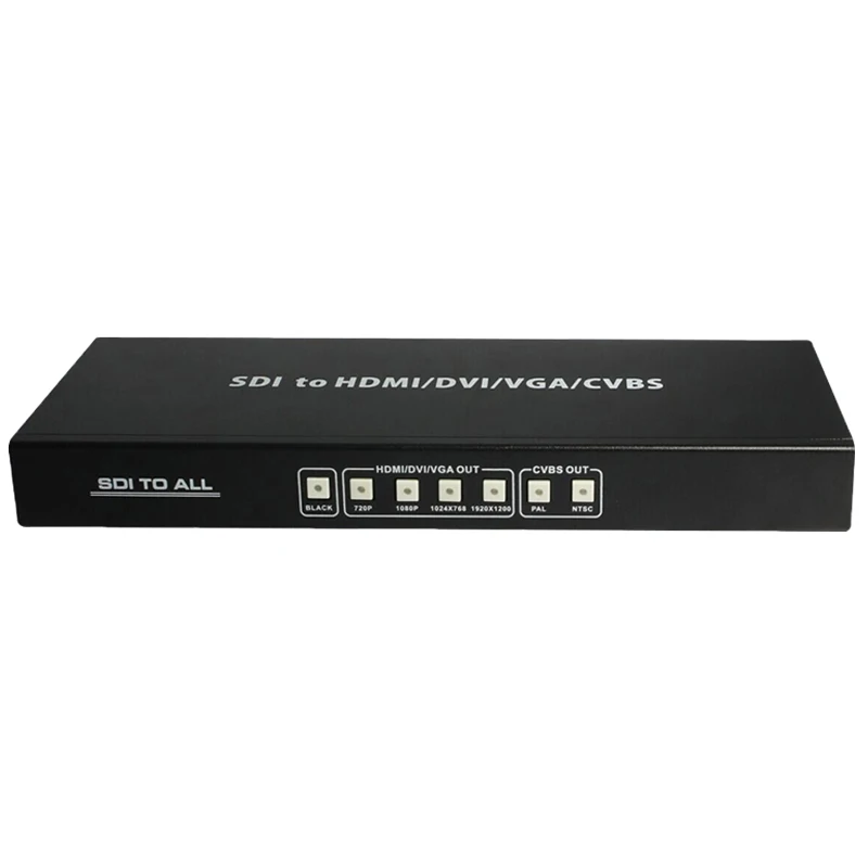 3G SDI ко всем скалер конвертер Loop Out позволяет к DVI VGA HDMI CVBS композитный порт Дисплей