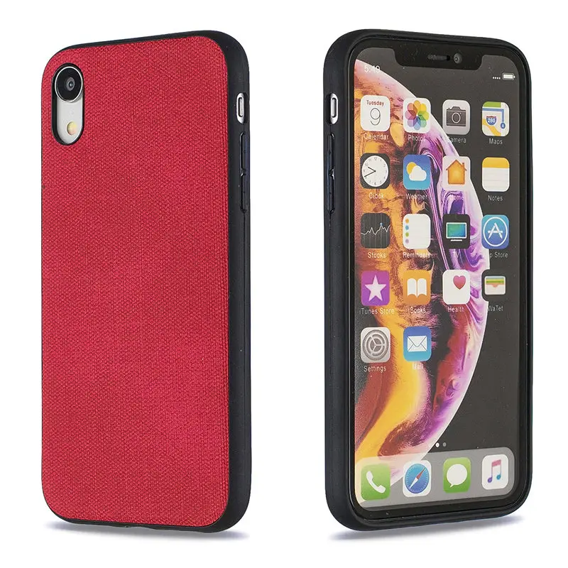 Phone Case For iPhone 6 6s 7 8 Plus X XR XS Max Denim fabrics Soft TPU 5 5S SE Cover |