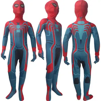 

Kids Spider-Man PS4 velocity suit zentai jumpsuit cosplay superhero Halloween costume X'mas birthday Valentine's day gift toys