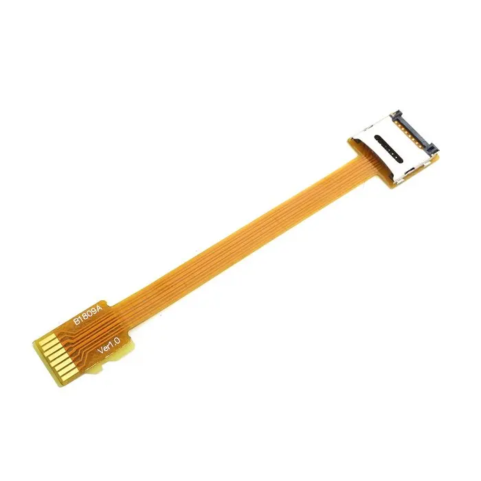 Micro SD TF Memory Card Kit Male to Female Extension Soft Flat FPC Cable 10cm 1