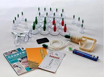

2014 Free shipping 30pcs/set traditional Chinese medicine Vacuum Cupping Set Massage Therapy Suction Apparatus Cups for DIY