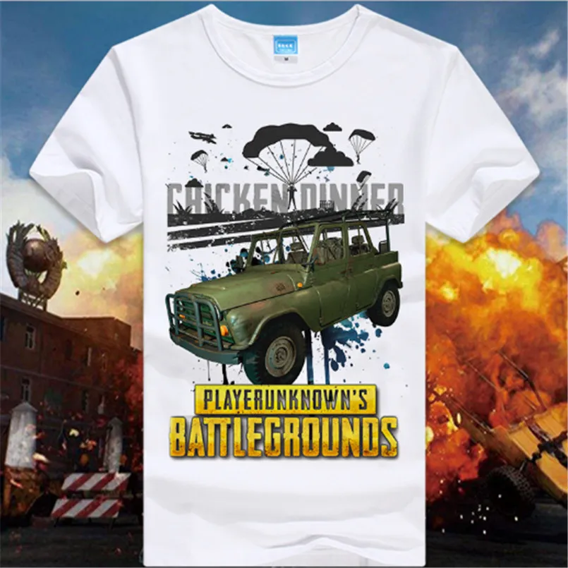 PUBG/игрок UNKNOWN'S BATTLEGROUNDS футболка подарок для фанатов игры мальчик друг подарок короткий рукав PUBG футболка S Горячая игра - Цвет: 22