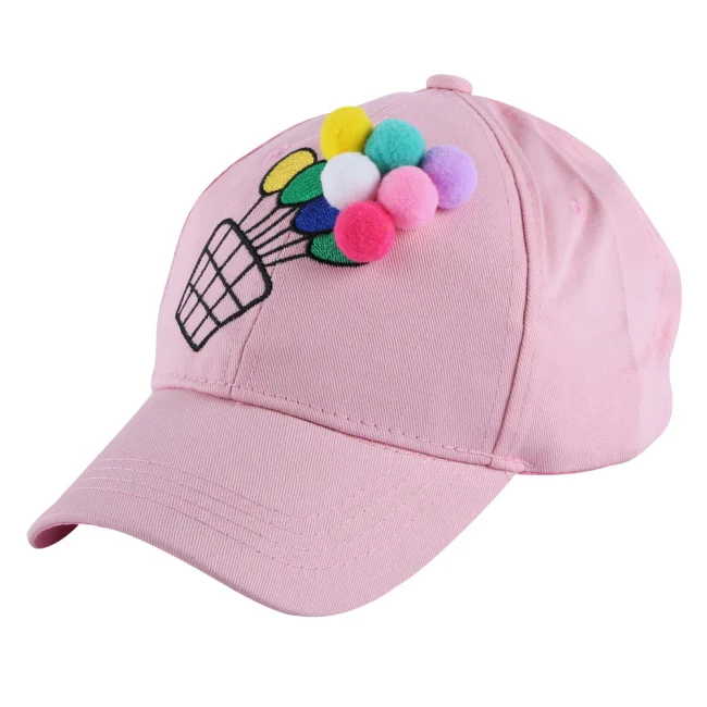 Дизайн Красивые милые мальчики девочки Детские летние шапочки крутая шляпа Мода Детские бейсболки детская шляпа - Цвет: pink