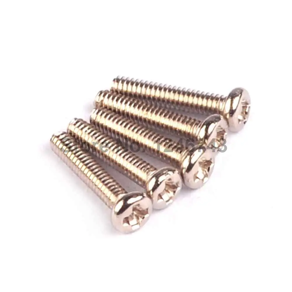 

100PCS M2*10 Stainless Steel Cross Head Screw Round Head Bolts
