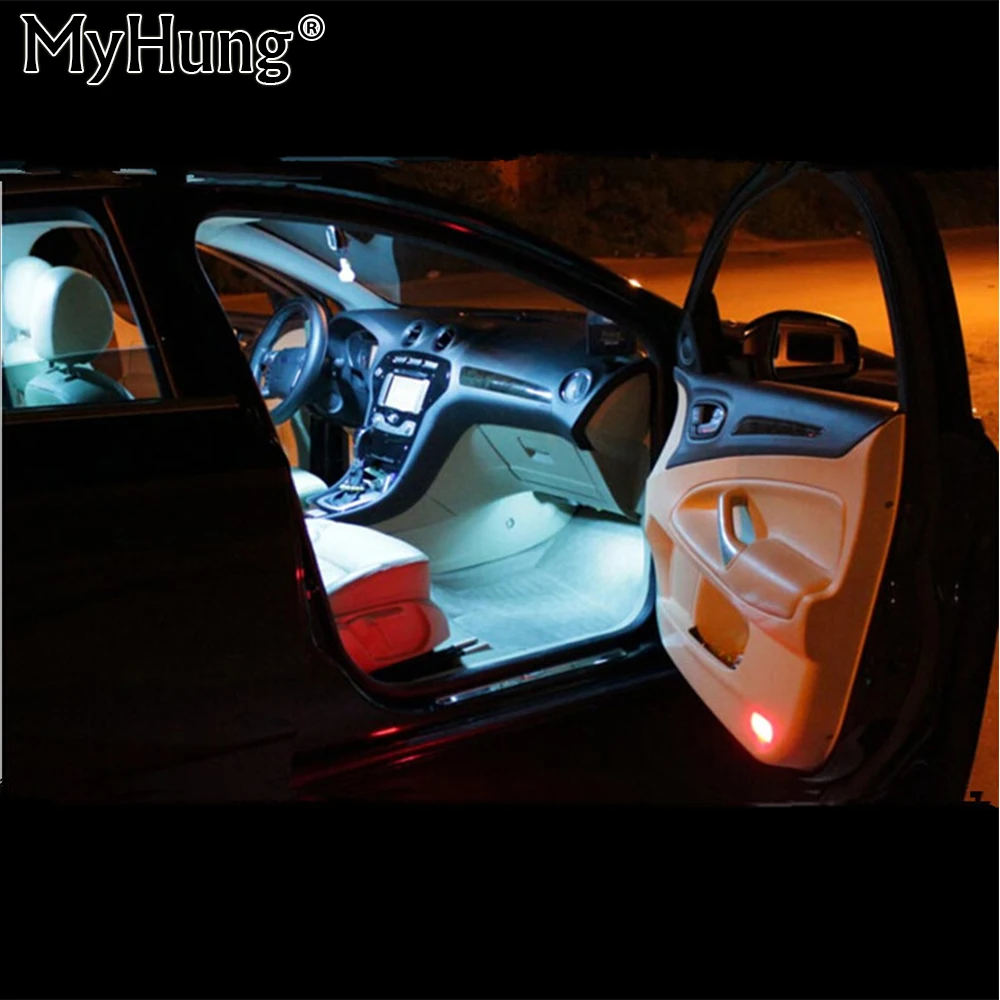 Для Ford Mondeo Mk4 Mk IV Canbus Автомобильный светодиодный светильник 12 В, интерьерный светильник, комплект, посылка, автомобильный Стайлинг, 12 шт. в комплекте, автомобильные аксессуары