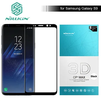 

for Samsung Galaxy S9 Glass Nillkin 3D CP+ Max Full Cover Tempered Glass Screen Protector for Samsung Galaxy S9 3D Cuved Glass