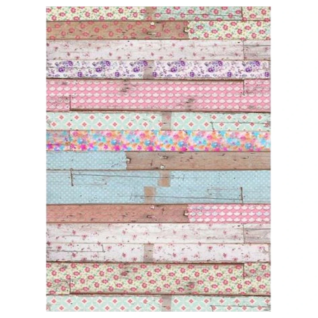 5x7FT Vinyl Photography Backdrop Photo Background Colored bricks wall