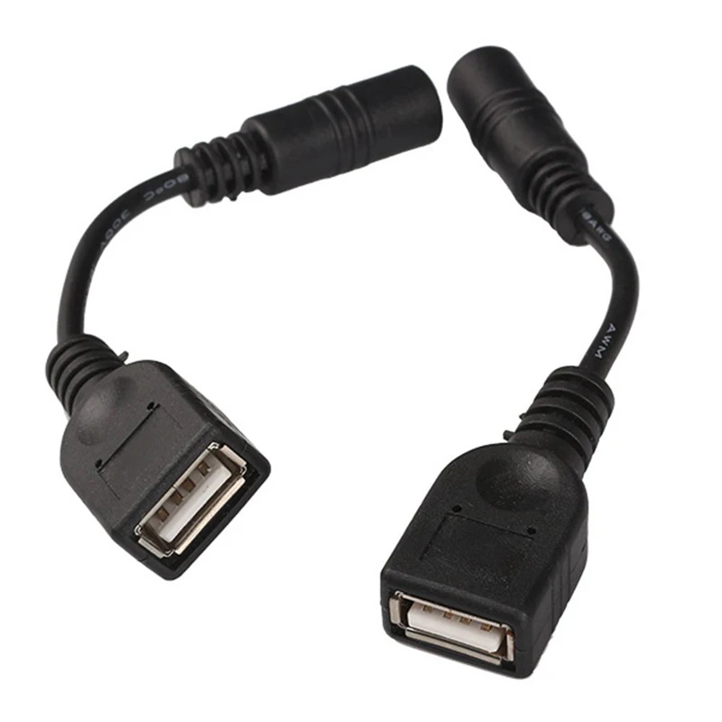 2 шт. 5 5x2 1 мм DC Женский USB AF Мужской Мощность соединительный кабель с разъемом