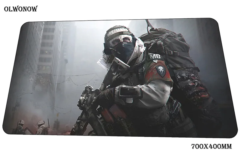 Коврик для мыши tom clancy's the division 700x400x3 мм игровой коврик для геймера гелевая компьютерная клавиатура со встроенной мышью персональные игровые коврики