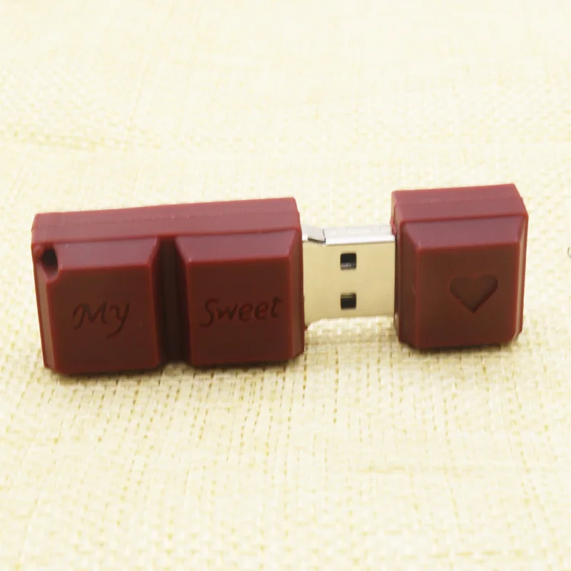 Настоящий шоколад, USB флеш-накопитель, 4 ГБ, 8 ГБ, 16 ГБ, 32 ГБ, 64 ГБ, 128 ГБ, флеш-накопитель, USB 2,0, флэш-карты памяти, ручка, флеш-накопитель, u-диск