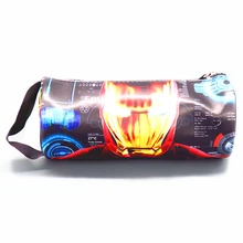 Marvel Comics Железный человек Дэдпул флэш Супермен Бэтмен кошелек-мешочек для монет сумка на молнии Кошелек карандаш ручка Чехол чехол s Чехол