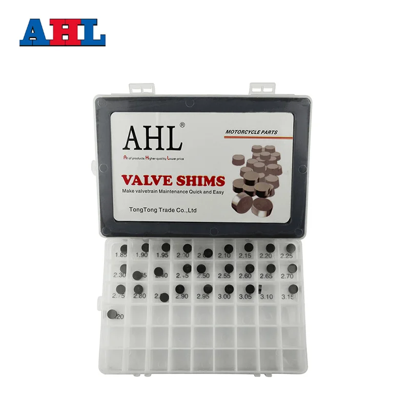 28pcs Motorcycle Valve Shims Kit 10.0mm Diameter 1.85 3.20 Thickness