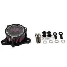 

BJGLOBAL CNC Motorcycle Air Cleaner Filter Intake Air Filters Kit for Harley Sportster XL 883 1200 2004-2016 XL 1991-2016