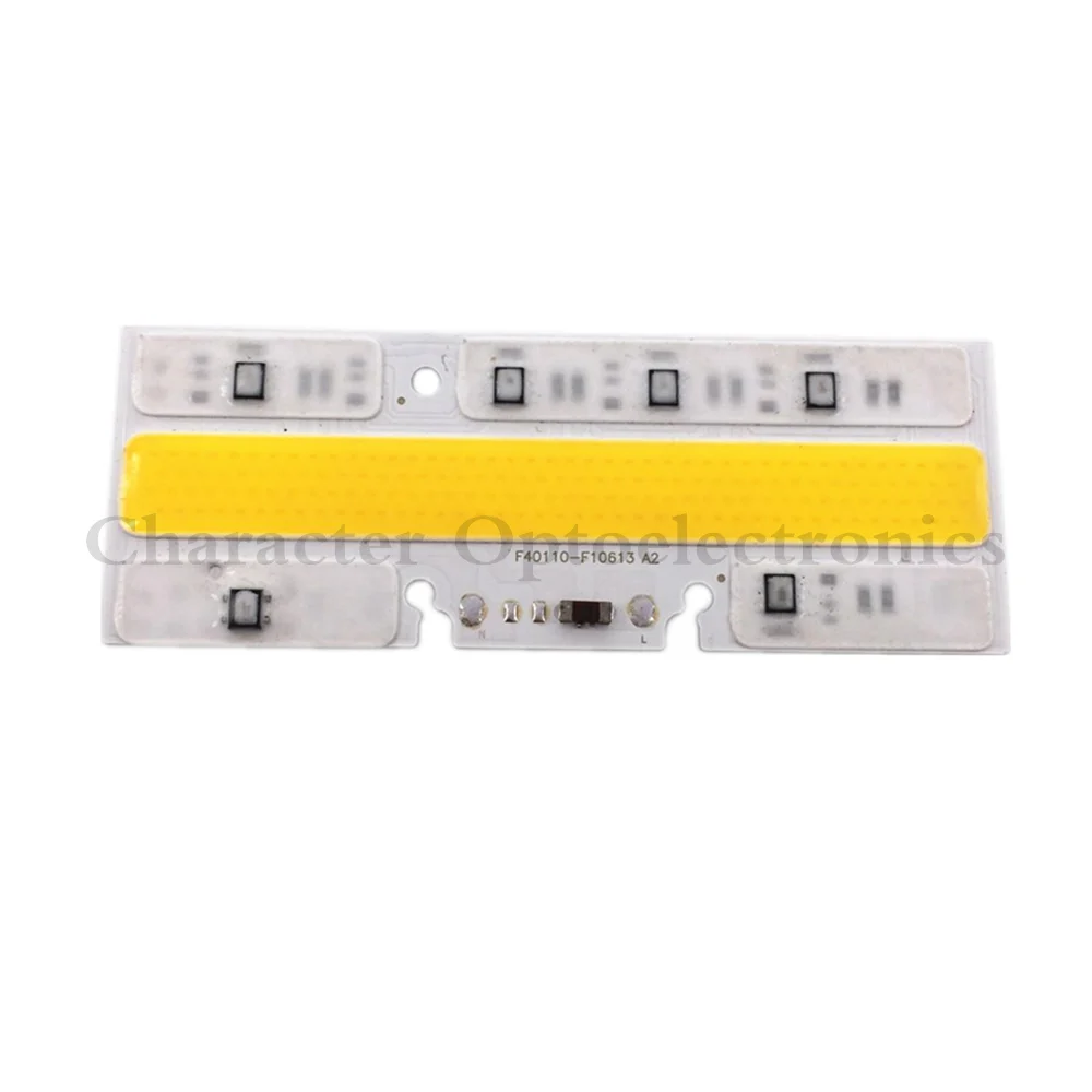 10pcs Waterproof  High Power LED COB Chip Lamp AC 110V 220V 50W  Smart IC LED Outdoor Floodlight DIY light bombillas high quality kr55wk49264 smart car key for volvo xc60 s60 s60l v40 v60 s80 xc70 5 buttons 433mhz fsk id46 7953 chip