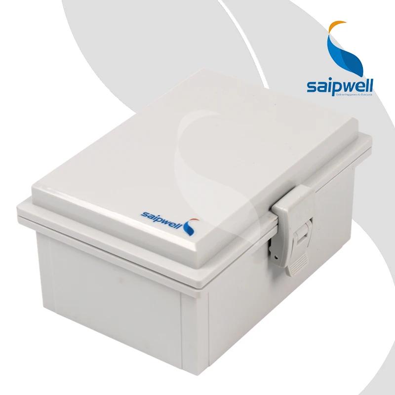 125 175 85mm ABS Waterproof Connection Box with Plastic Draw Latches Hinge Type Enclosure SP MG