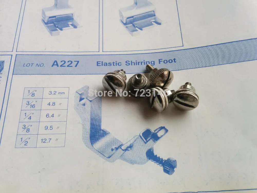 Sewing Machine Presser Foot Feet Thumb Sewing ~FitsSA Screws 12M/M STD SA 18M/M FOR PRESSER FOOT FEET ,BINDERS,FOLDERS,HEMMERS