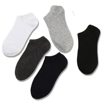 

Spring and summer Fashion Casual Men Socks High Quality Banboo & Cotton Socks Brief Invisible Slippers Male Shallow Mouth Cotton