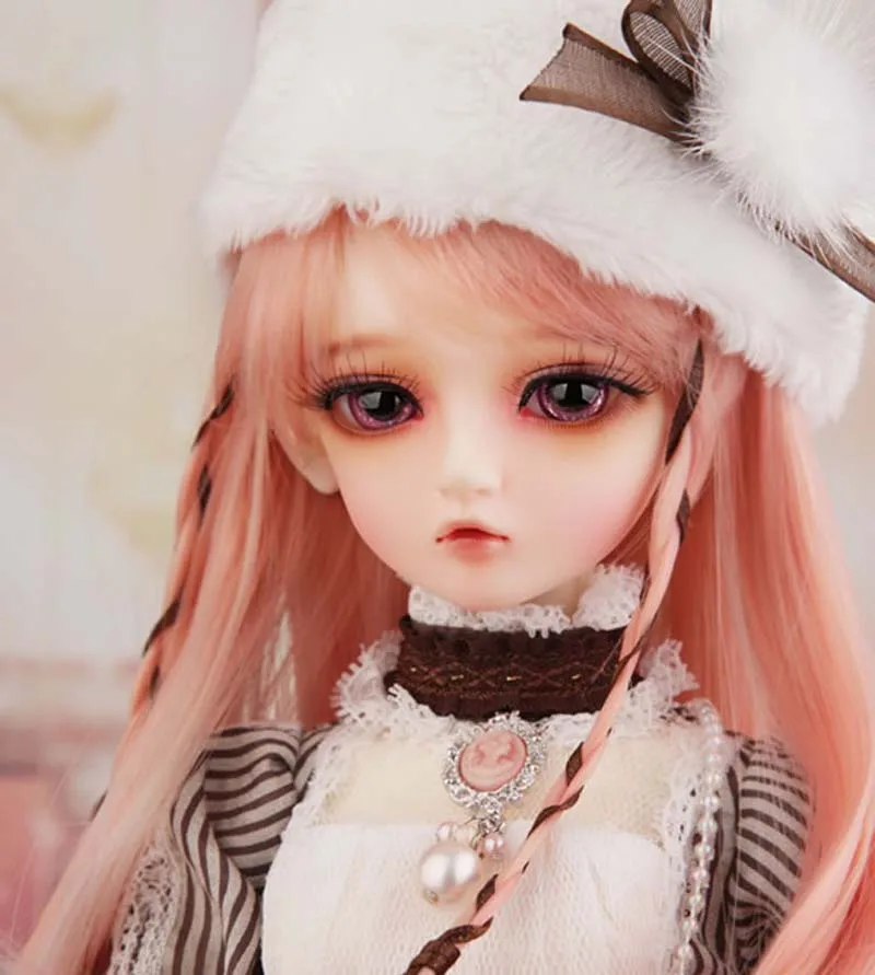 Кукла 1/4 BJD/SD модная с глазами для маленькой девочки подарок бесплатная