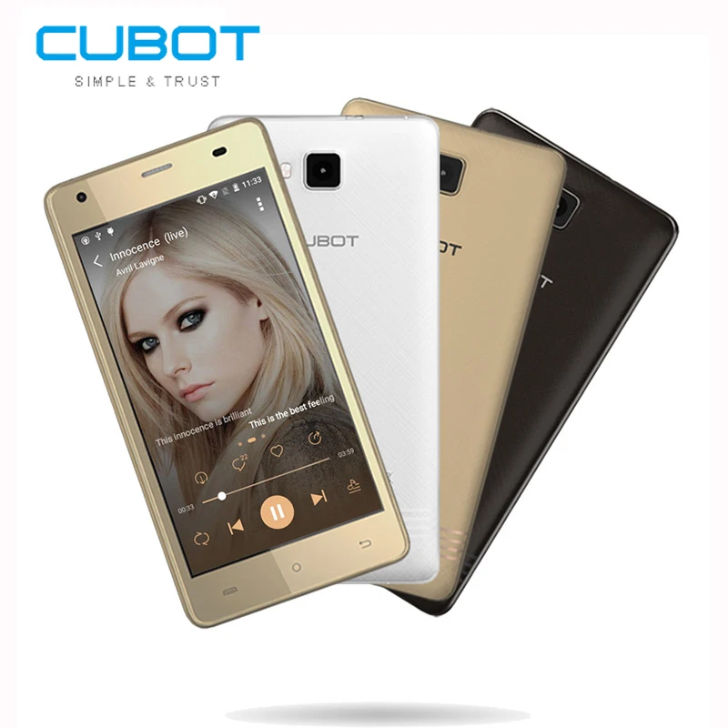 Cubot Echo Mobile phone 5.0 Inch MTK6580 1.3GHz Quad Core Cell
