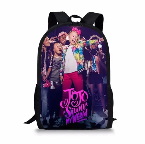 buy jojo siwa girls School Bags backpacks SchoolBags satchel for girls boys kids orthopedic packbag mochila escolar book Bag