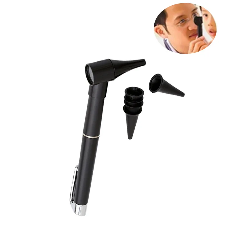 

Ear Nose Throat Clinical Care Light Portable Medical Diagnostic Ear Light Otoscope Magnifying Pen Protect Tool Set Ear Cleaner