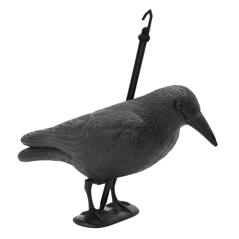 Hunting Bait Flocking Crows Hunting Lure Crow Bird Decoy Shell Outdoors